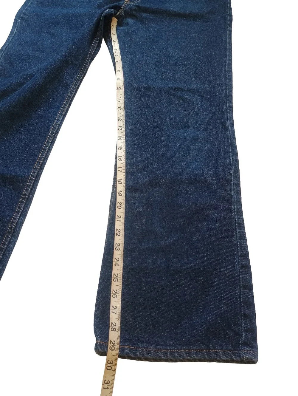 Vintage Levi's 517 Orange Tab Jeans Made in USA Bootcut Men's W36 L30 Blue